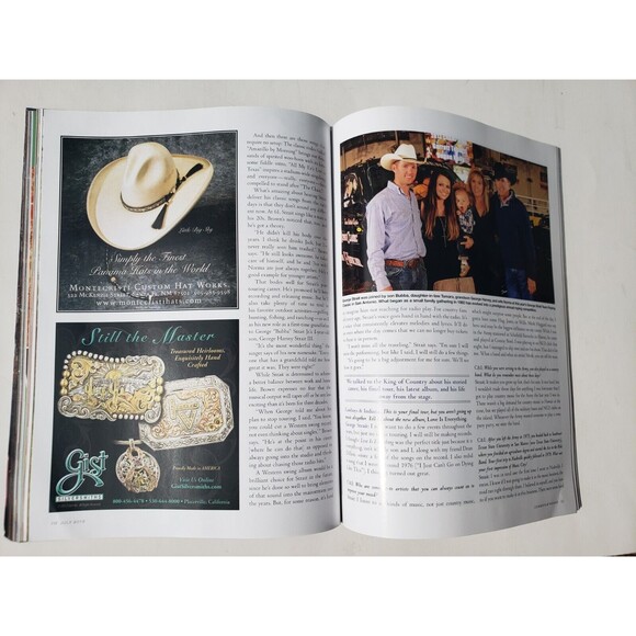 Bundle Of 2 Cowboys & Indians Magazines Featuring George Strait 2009 & 2013 - Picture 9 of 14